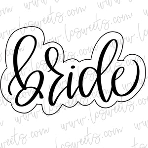 Bride STENCIL