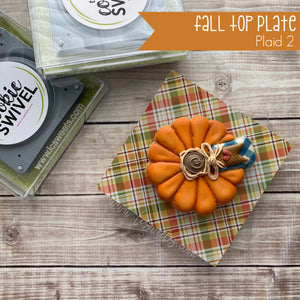 CLEARANCE Fall Plaid Standard Top Plate