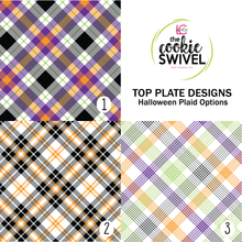 Load image into Gallery viewer, CLEARANCE Halloween Plaid Standard Top Plate
