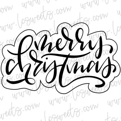 Merry Christmas STENCIL