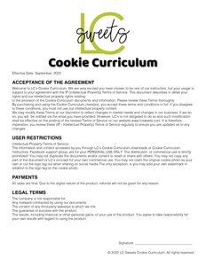 Cookie Curriculum Fall Basics