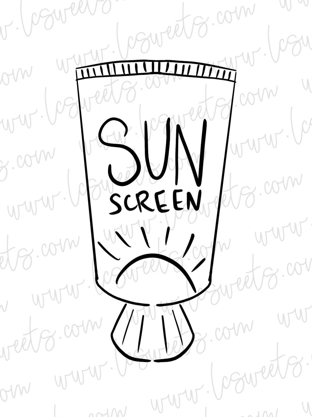 Sunscreen Bottle