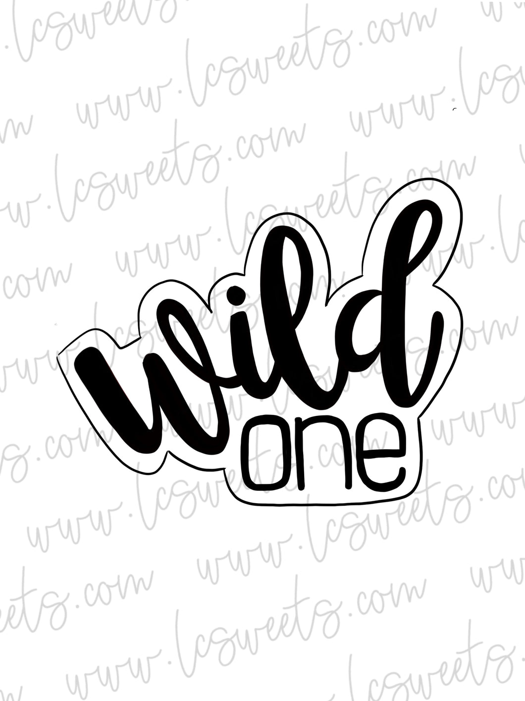 Wild One Lettered