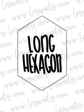 Load image into Gallery viewer, Long Hexagon