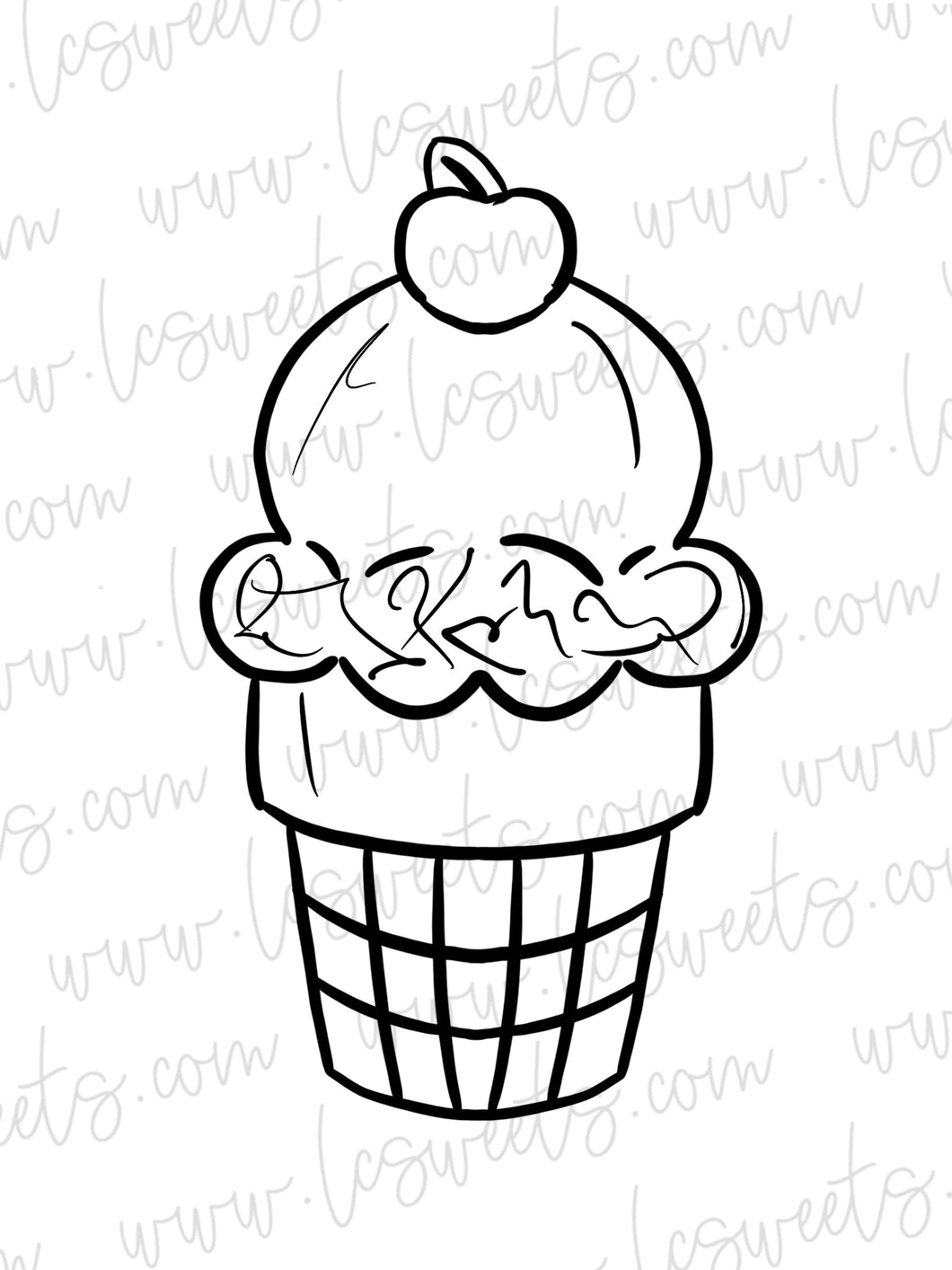 Icecream Cake Cone