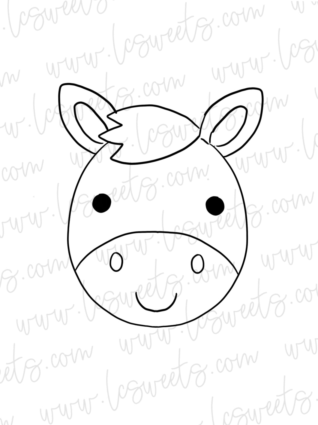 Horse/Donkey Face