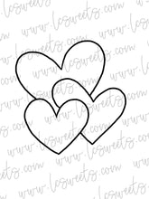 Load image into Gallery viewer, Triple Heart