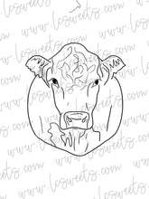 Load image into Gallery viewer, Hereford Cow Head
