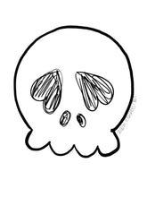 Load image into Gallery viewer, Scalloped Skull