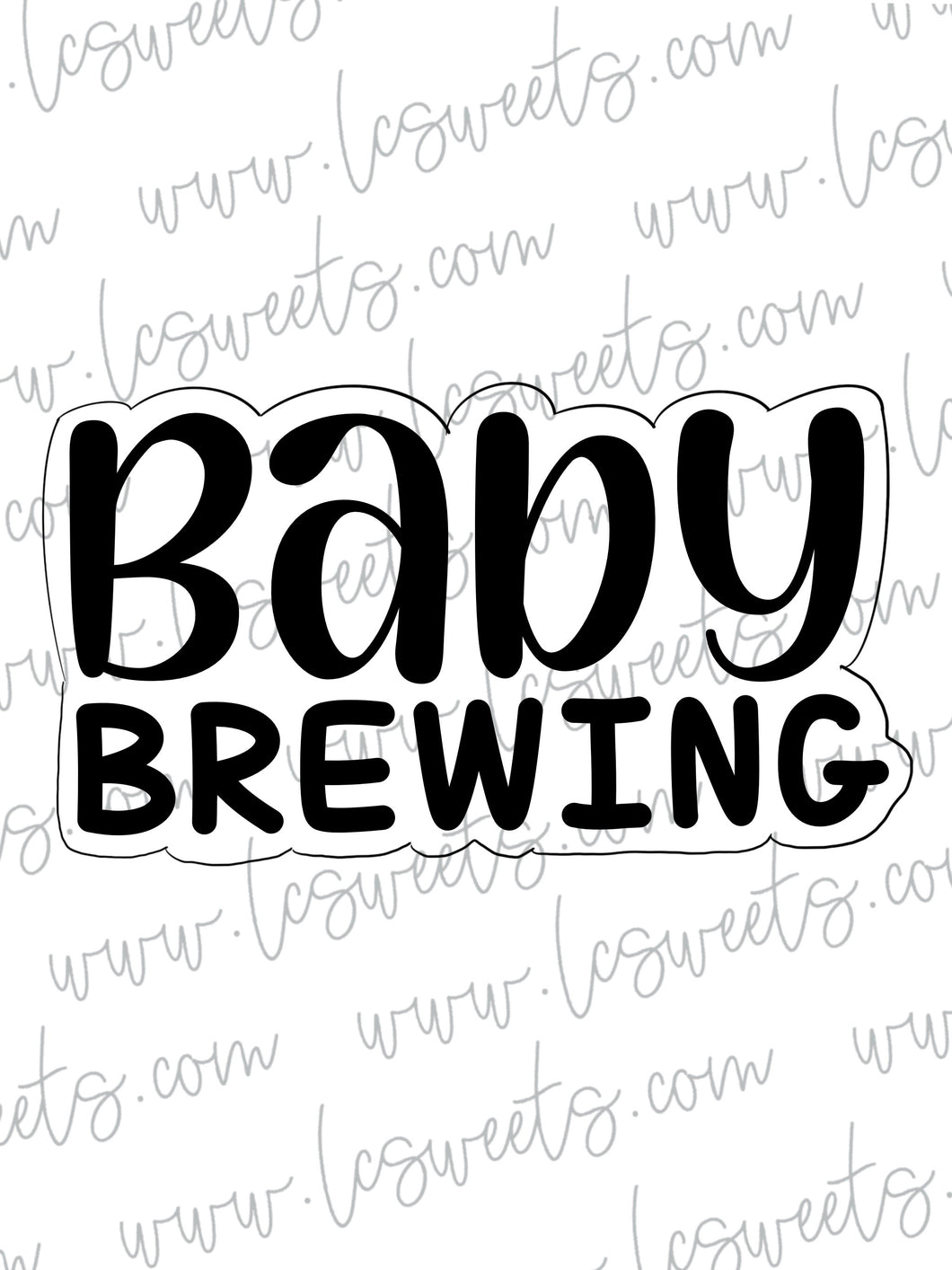 Baby Brewing Lettered